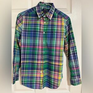 Ralph Lauren Kids Multicolor Plaid Button Down Shirt